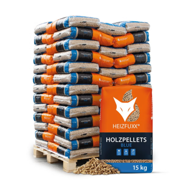 sciponoe heizfuxx holzpellets blue 15kg x 65 sack 975kg palette